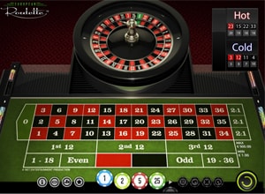 european roulette layout screenshot