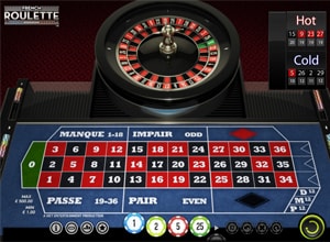 french roulette layout screenshot